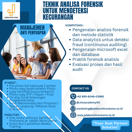 Teknik Analisa Forensik untuk Mendeteksi Kecurangan